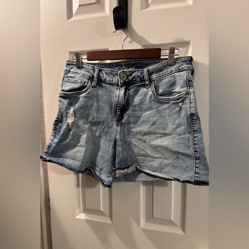 Kut from the Kloth Light Blue Jean Shorts